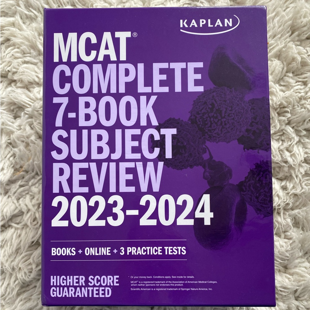 Lightly used Kaplan MCAT study set